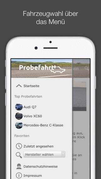 Probefahrt+ App